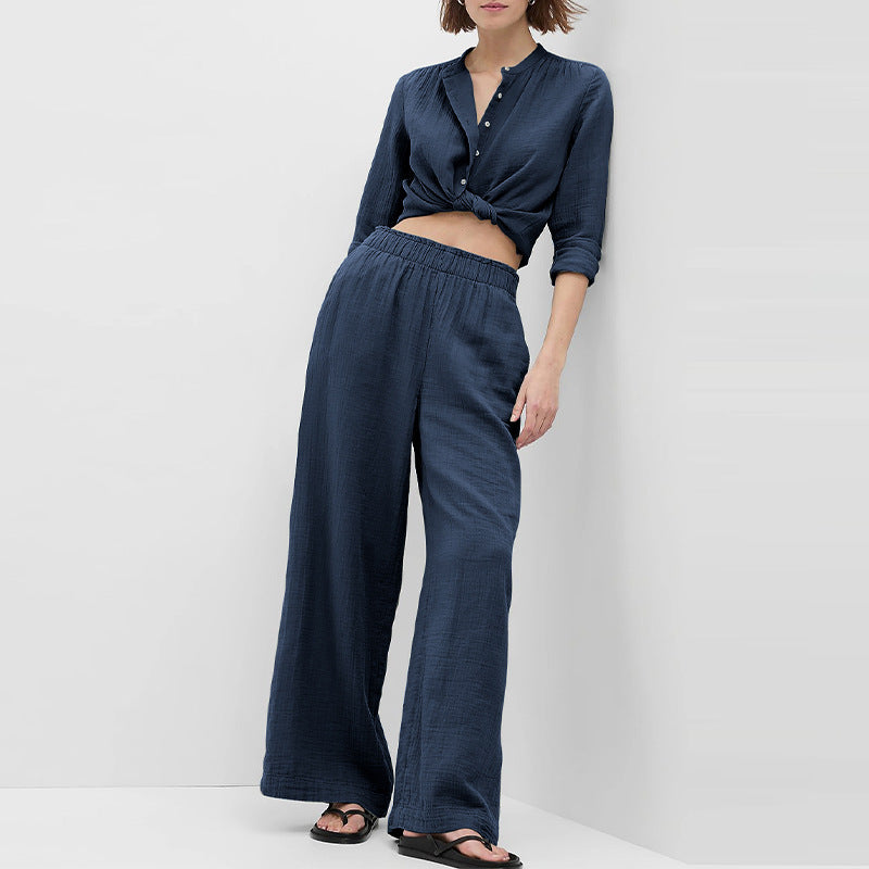 KIZANA - Relaxed Cotton Two-Piece Set