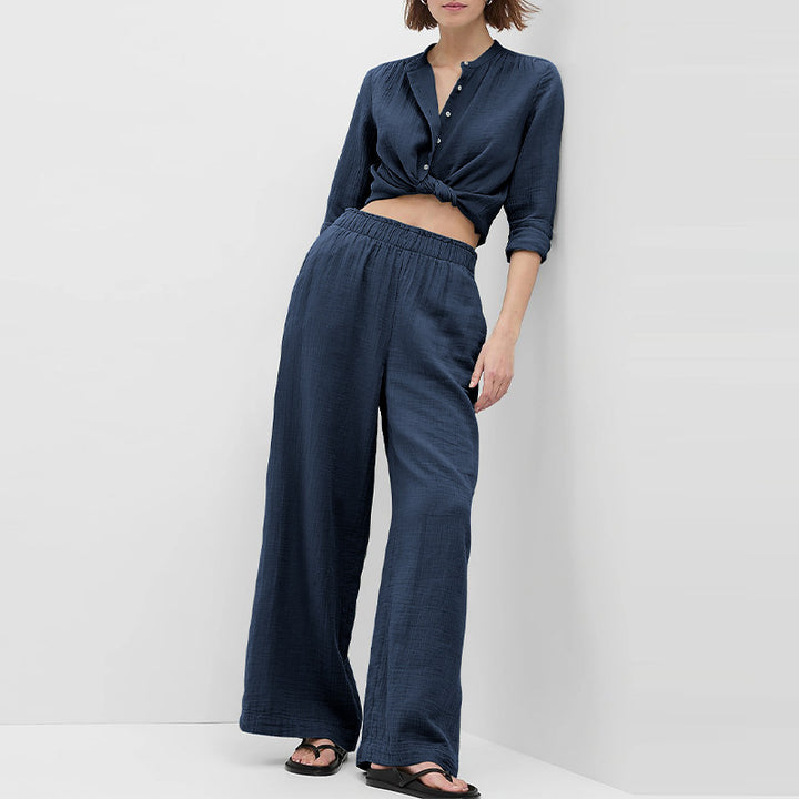 KIZANA - Relaxed Cotton Two-Piece Set