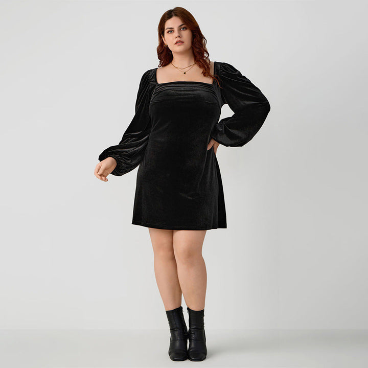 ILIANA - Long-Sleeve Mini Dress