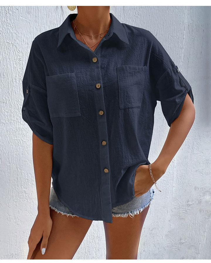 SAIN - Linen Button-Up Shirt