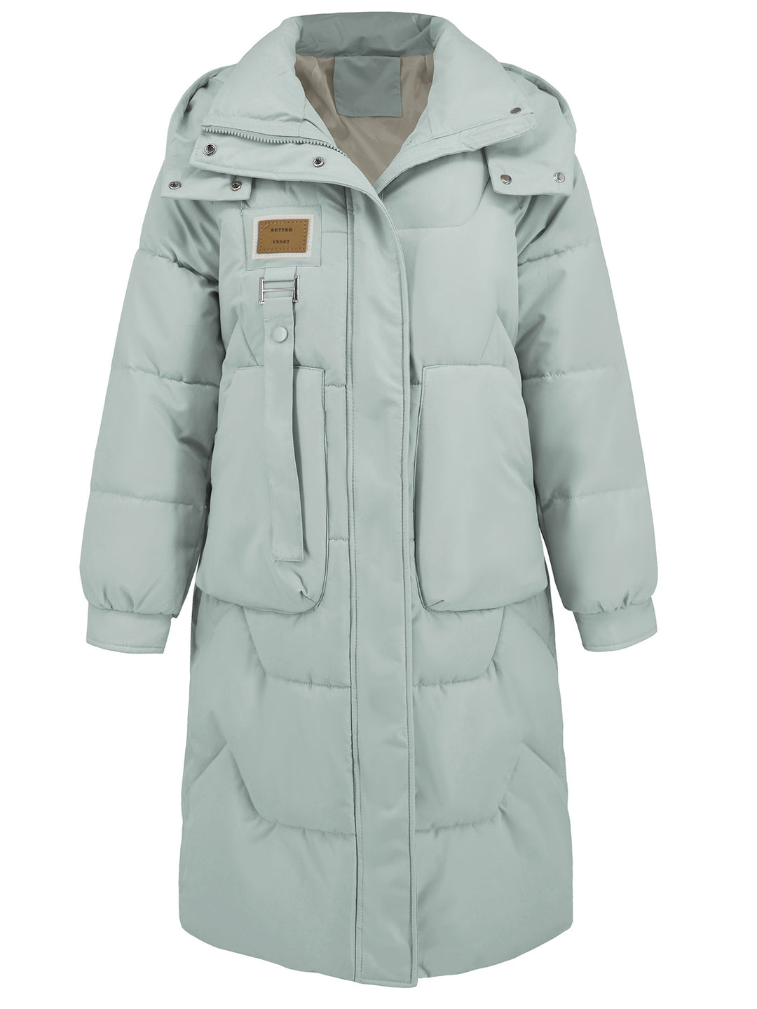 KINSLEY - Long Quilted Winter Coat