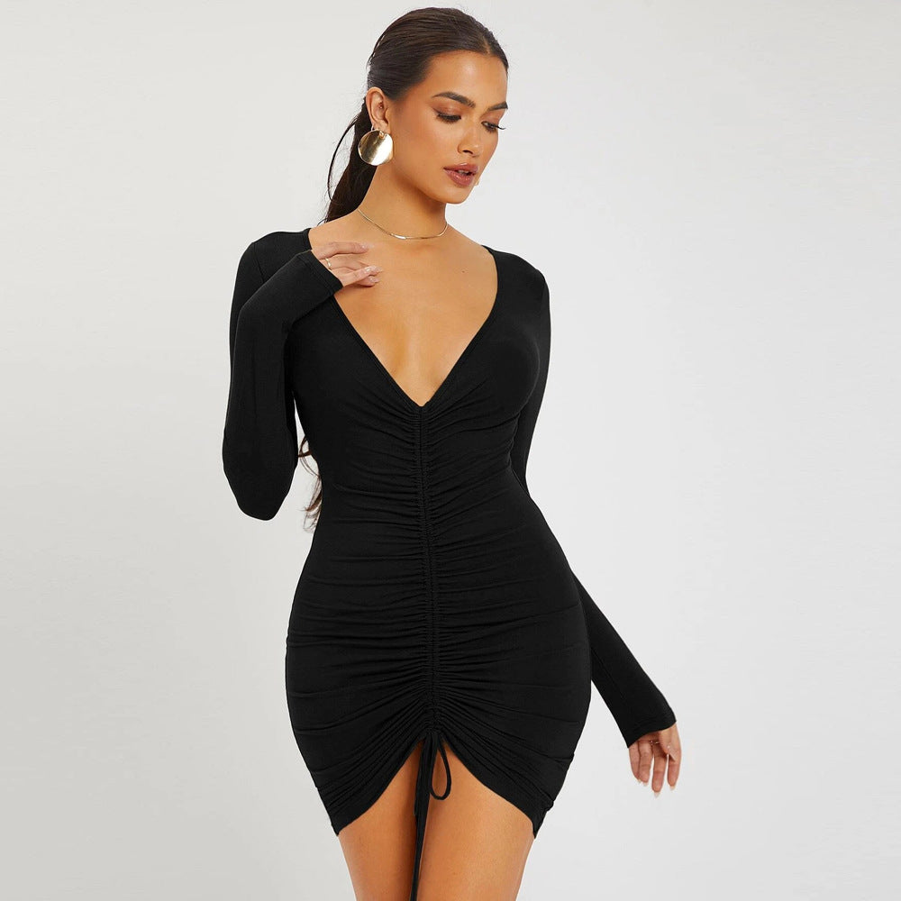 LIOR - Ruched Bodycon Mini Dress