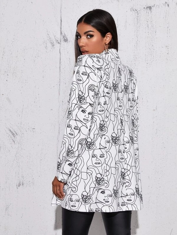 AYA - Artistic Print Blazer