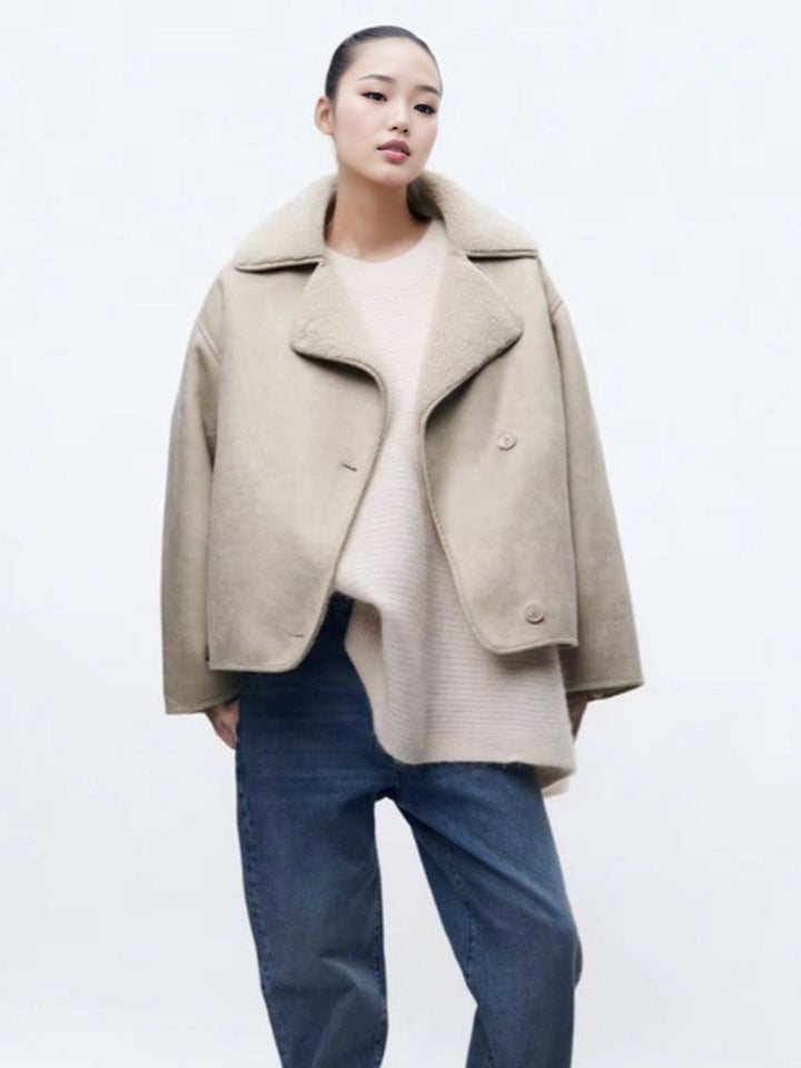 KLAIR - Oversized Shearling Jacket