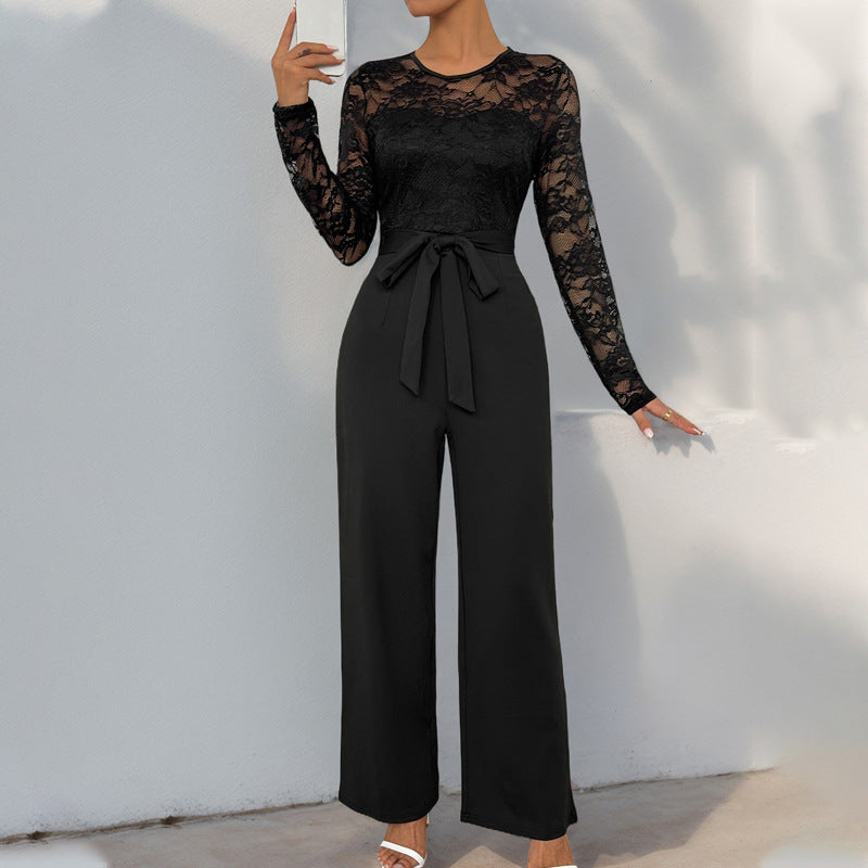 MILA - Elegant Lace Jumpsuit