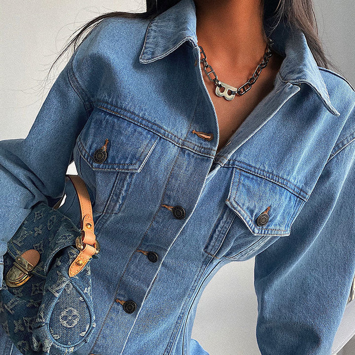 LYABO - Oversized Denim Jacket