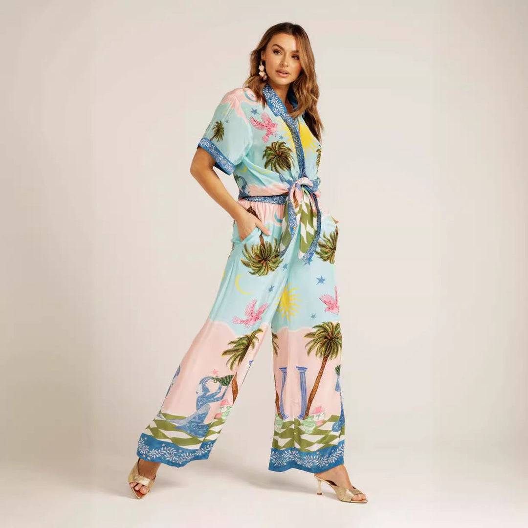 LUORA - Vibrant Tropical Print Set