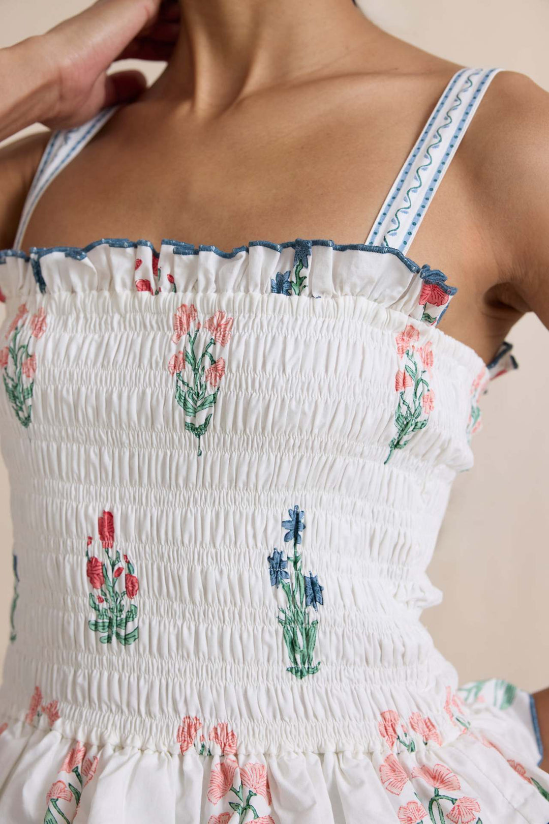 MAXIME - Floral Tiered Maxi Dress