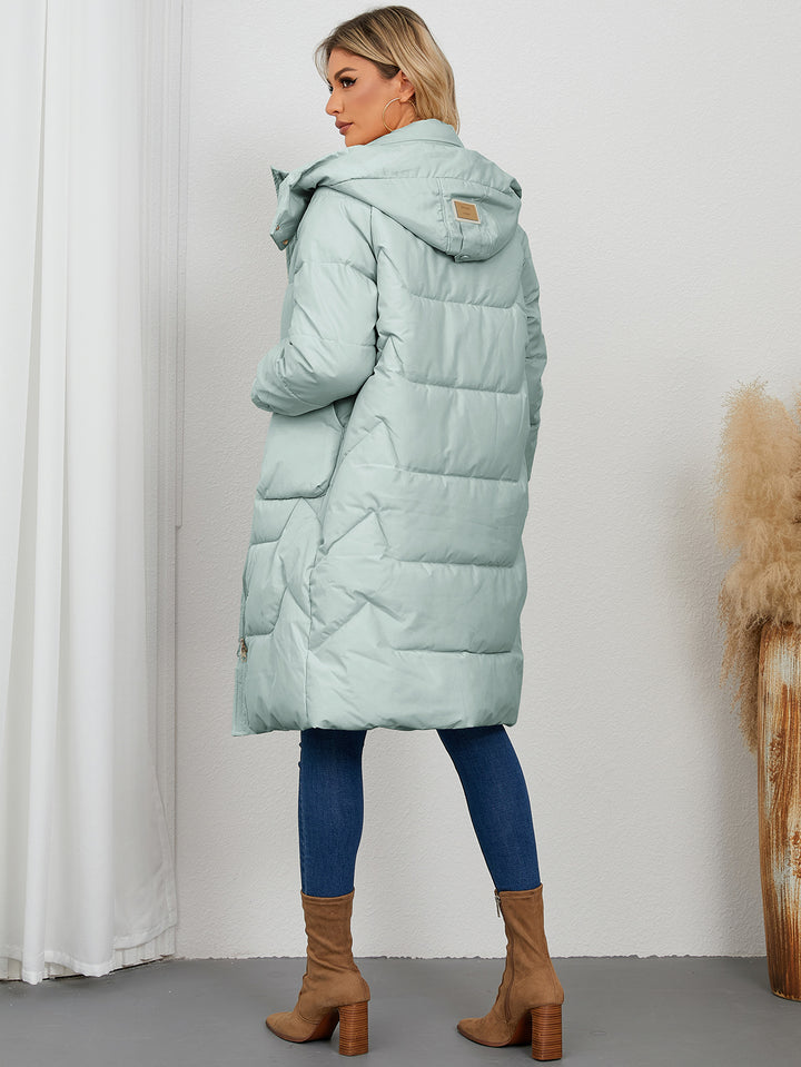 KINSLEY - Long Quilted Winter Coat