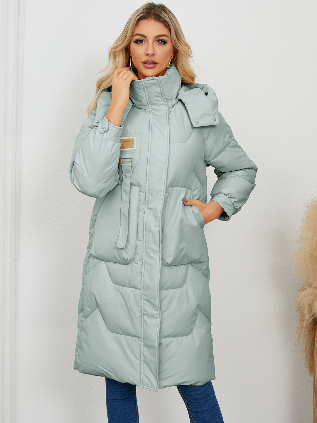 KINSLEY - Long Quilted Winter Coat