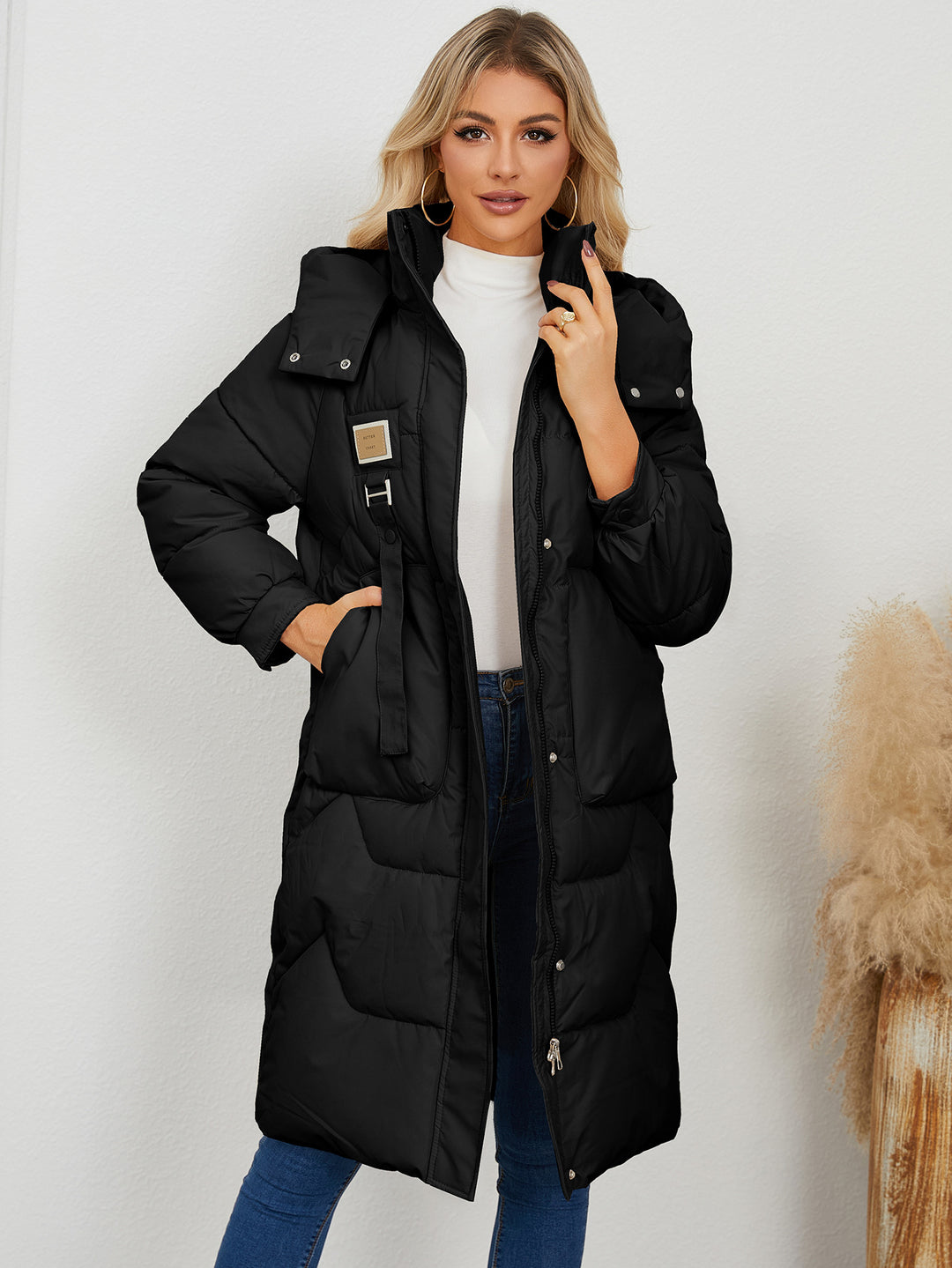 KINSLEY - Long Quilted Winter Coat