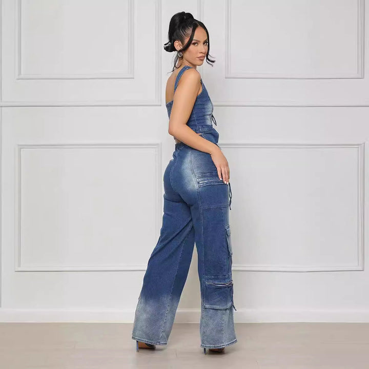 NEOMA - Denim Cargo Set