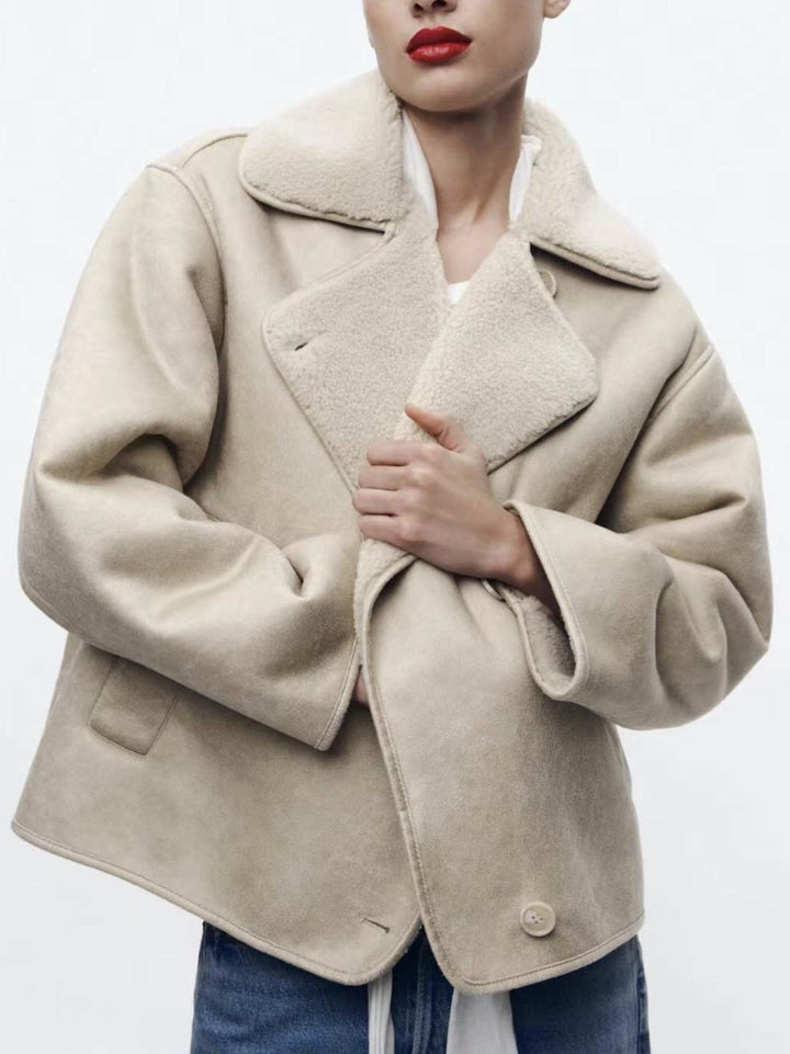 KLAIR - Oversized Shearling Jacket