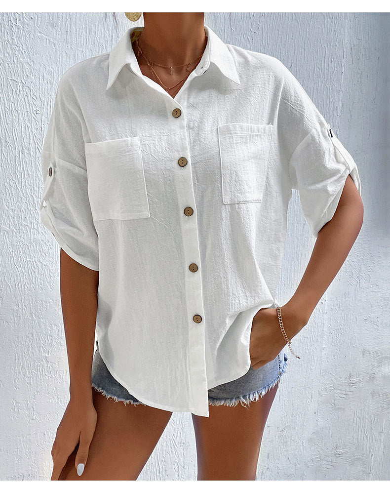 SAIN - Linen Button-Up Shirt