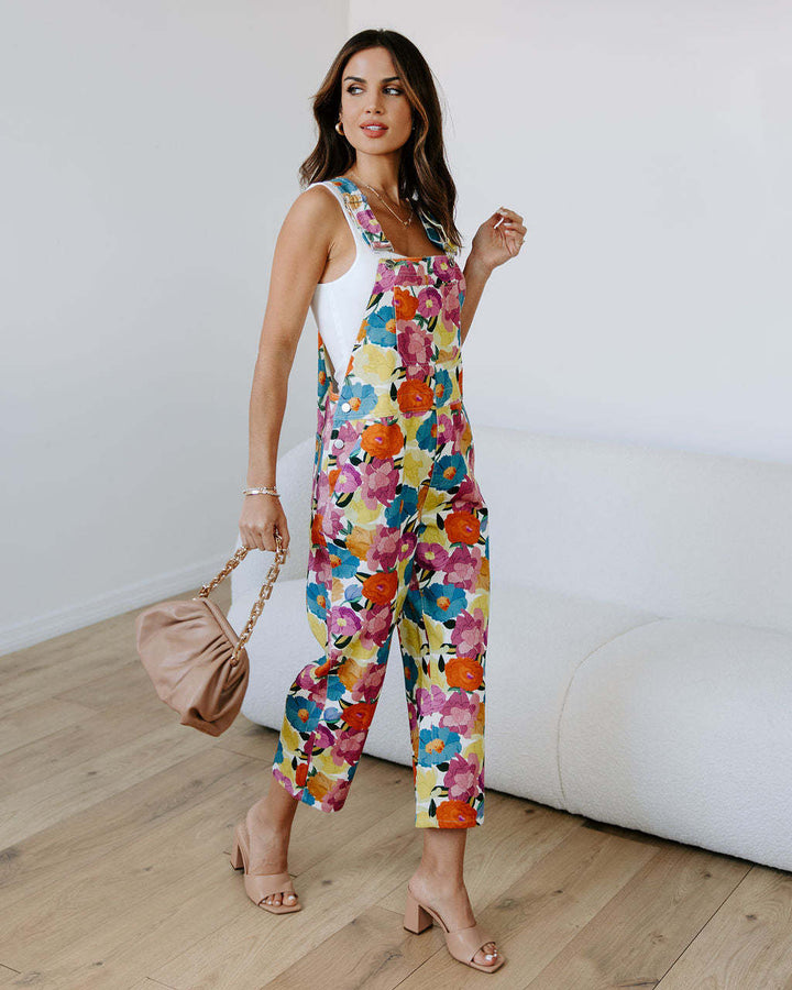 MOOV - Floral Sleeveless Jumpsuit