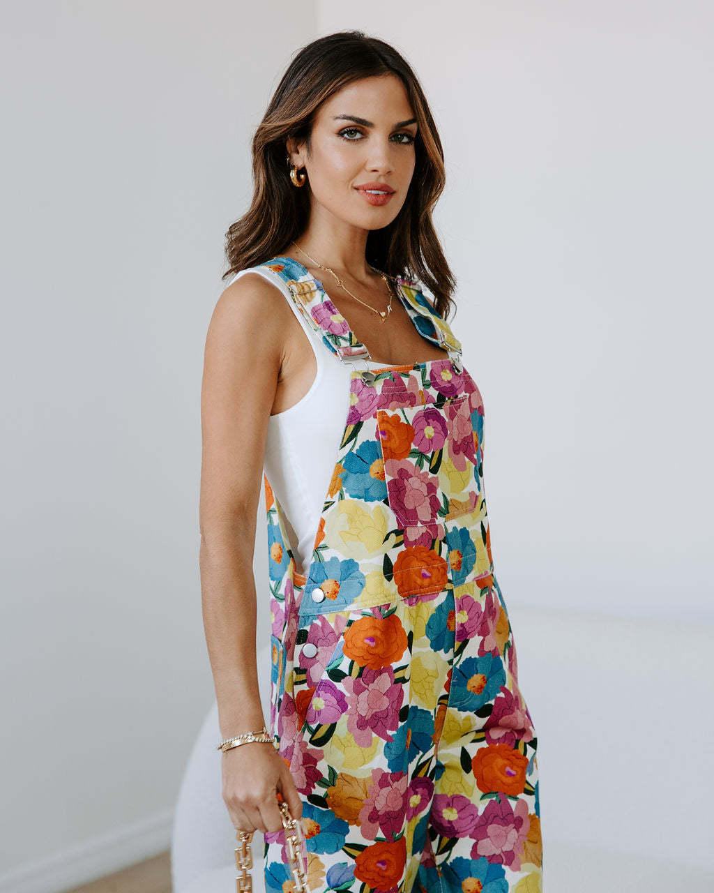 MOOV - Floral Sleeveless Jumpsuit