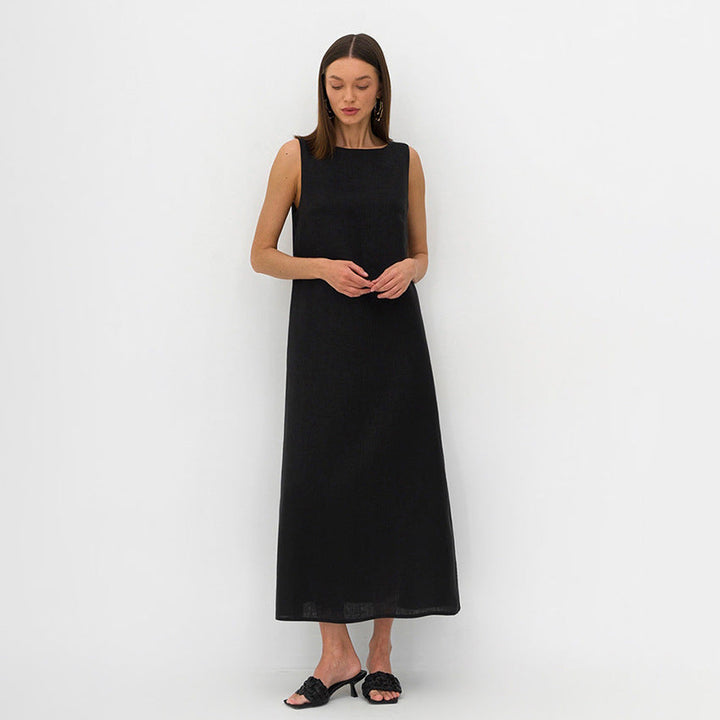 PARIS - French Style Long A-line dress