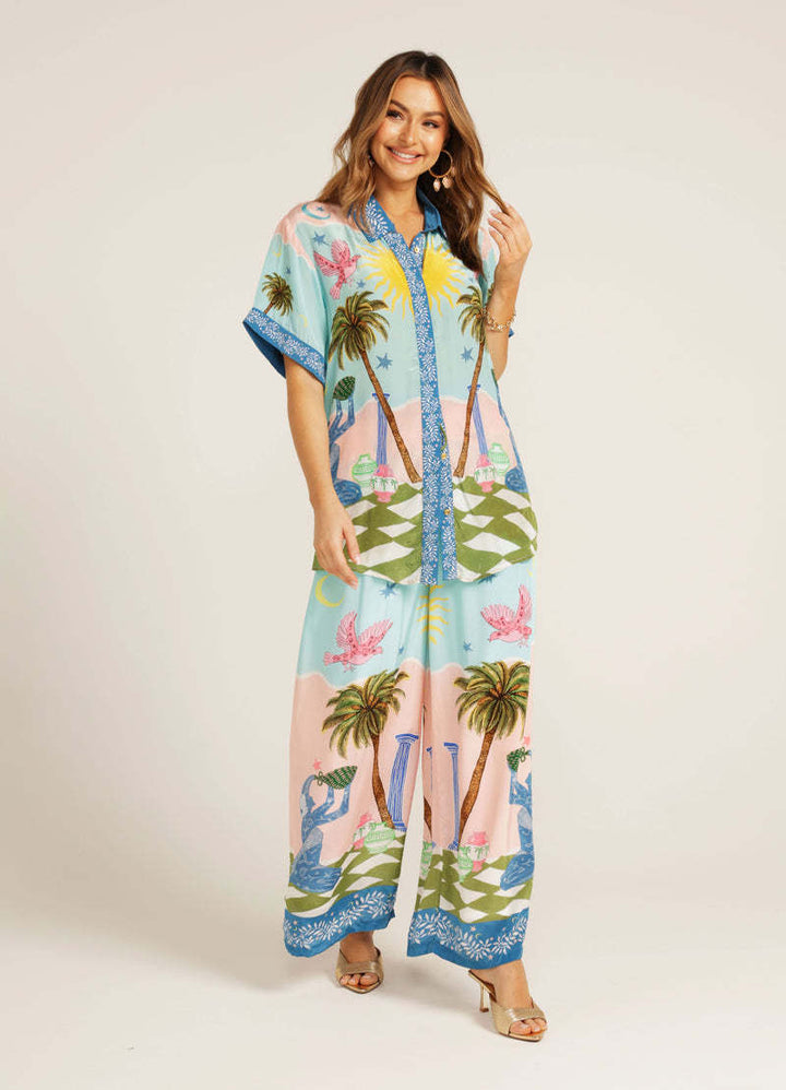 LUORA - Vibrant Tropical Print Set