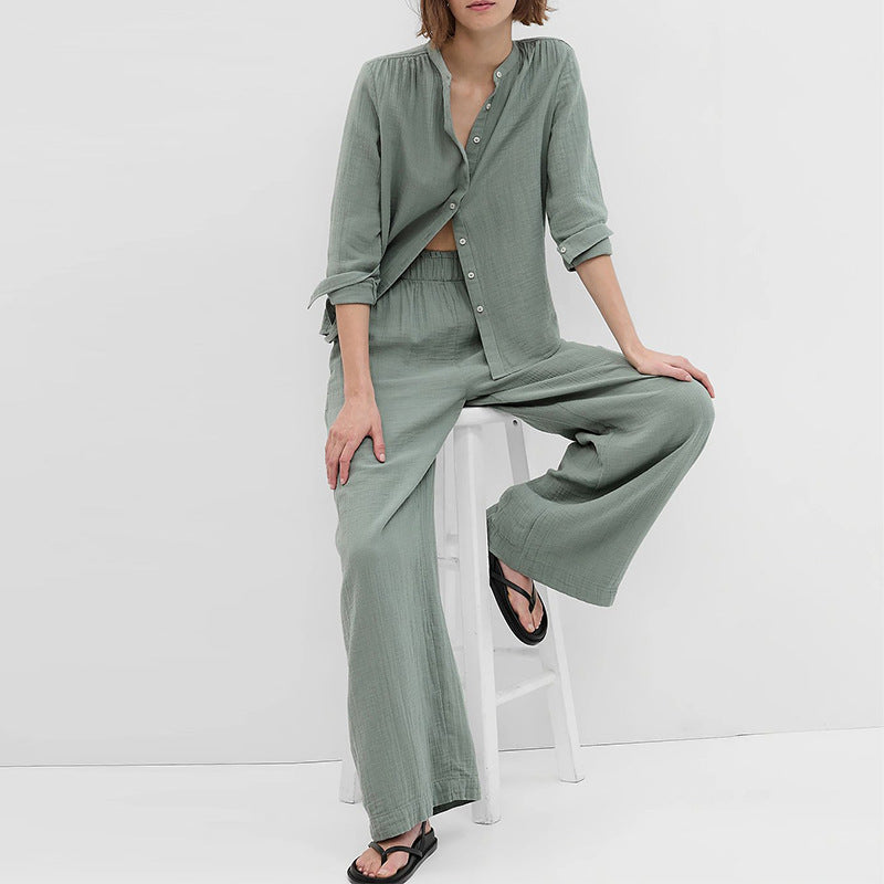 KIZANA - Relaxed Cotton Two-Piece Set