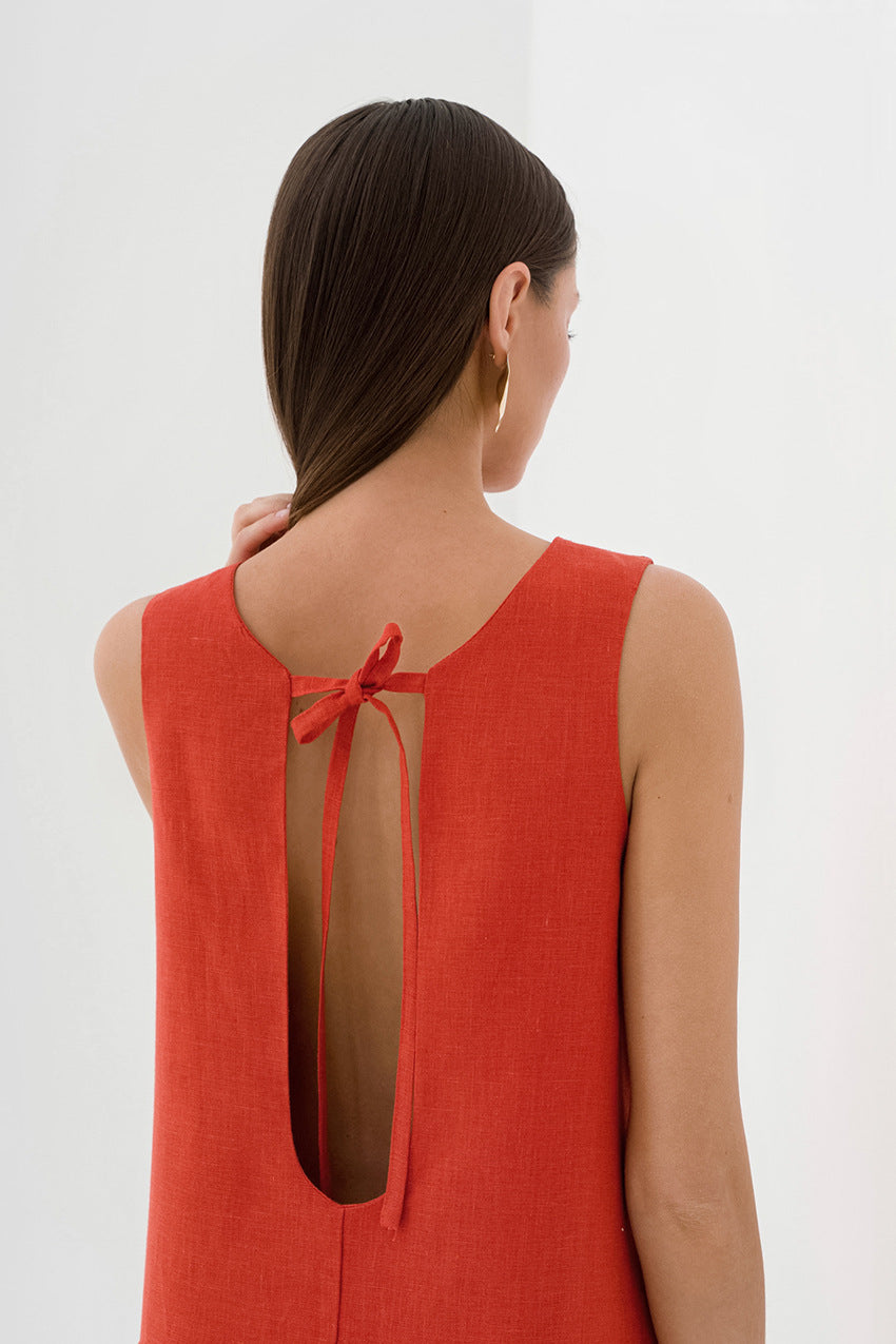 PARIS - French Style Long A-line dress