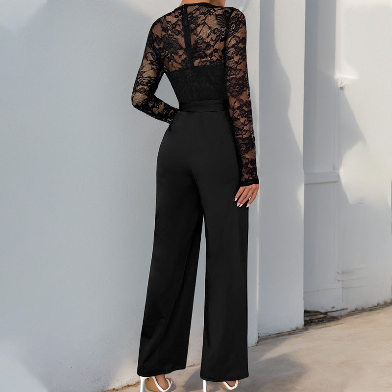 MILA - Elegant Lace Jumpsuit