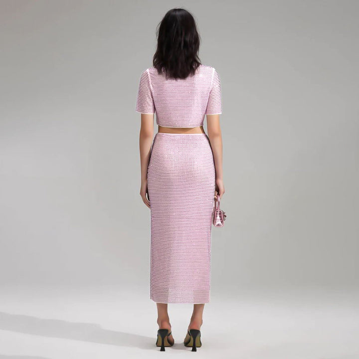 TIARE - Two-Piece Ruched Midi Skirt Set