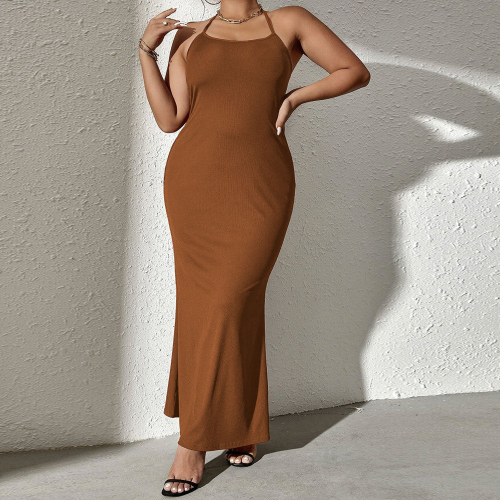 ZORINA - Halter Maxi Dress
