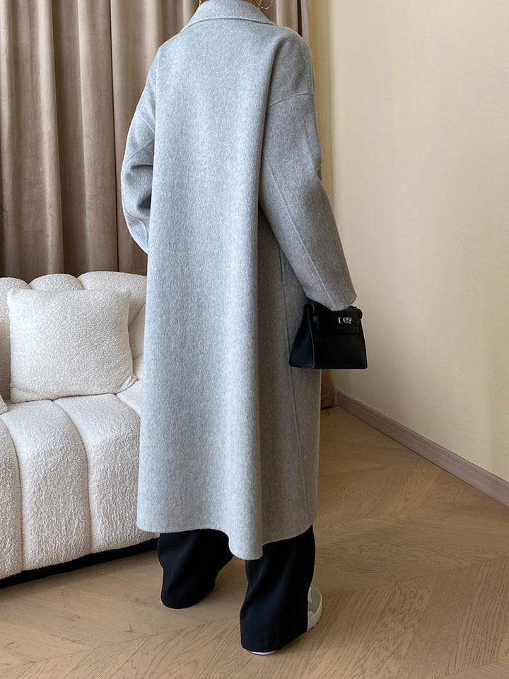 MARBLE - Elegant Wool Blend Coat