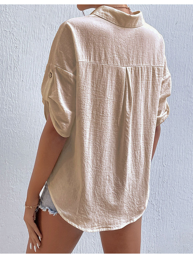 SAIN - Linen Button-Up Shirt
