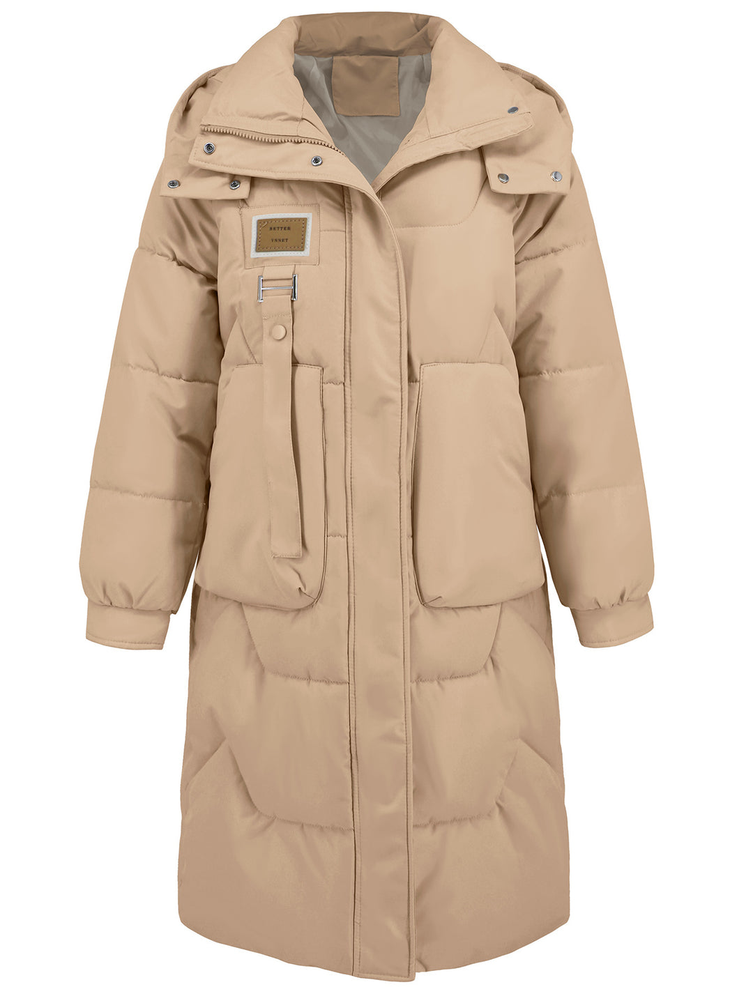 KINSLEY - Long Quilted Winter Coat