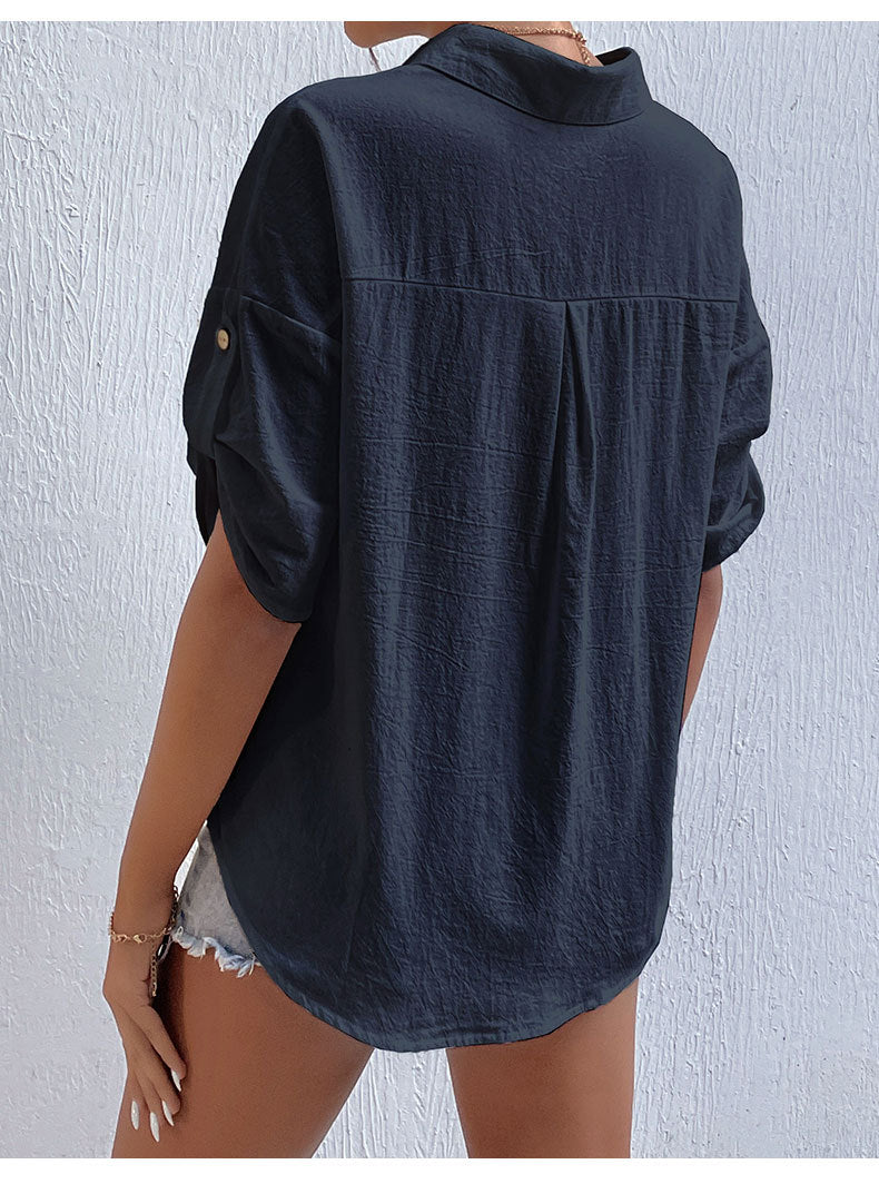 SAIN - Linen Button-Up Shirt