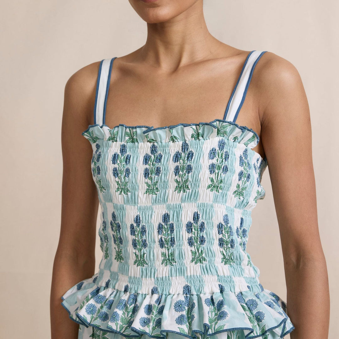 MAXIME - Floral Tiered Maxi Dress