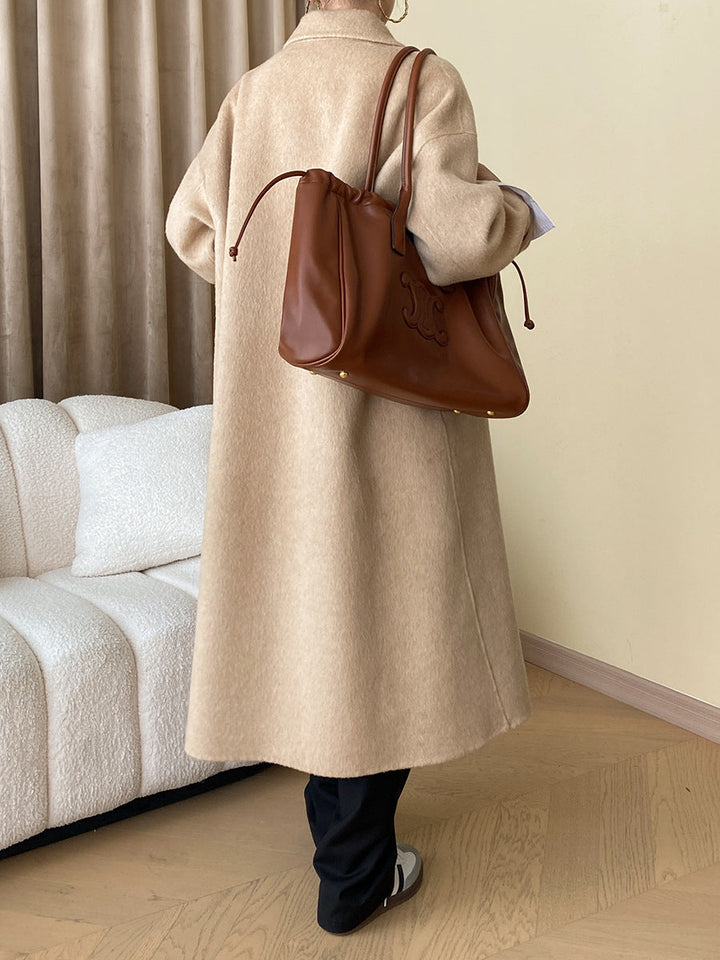 MARBLE - Elegant Wool Blend Coat
