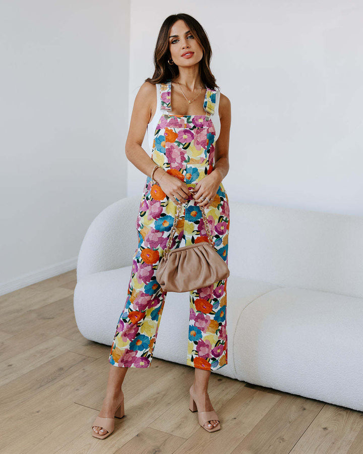 MOOV - Floral Sleeveless Jumpsuit
