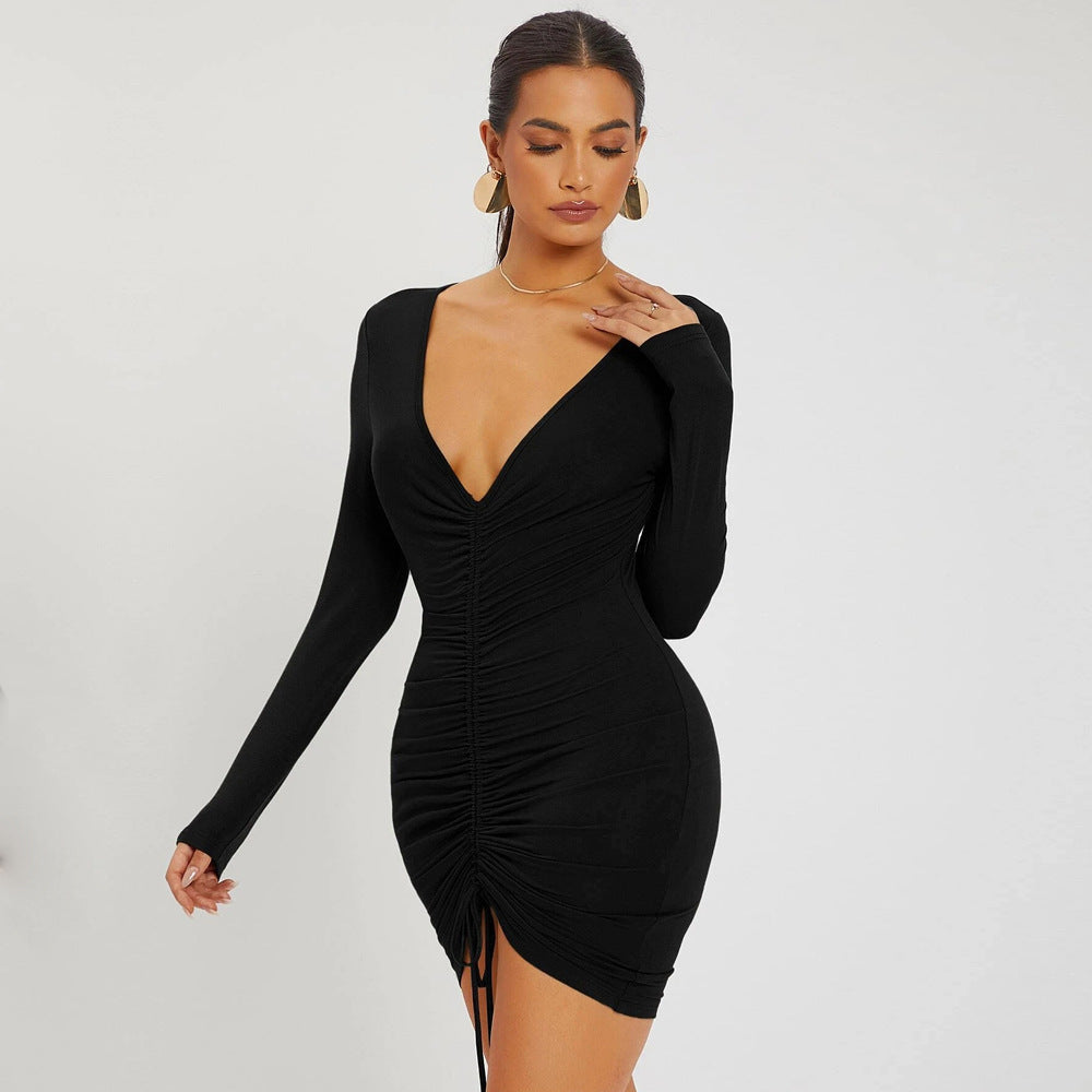 LIOR - Ruched Bodycon Mini Dress