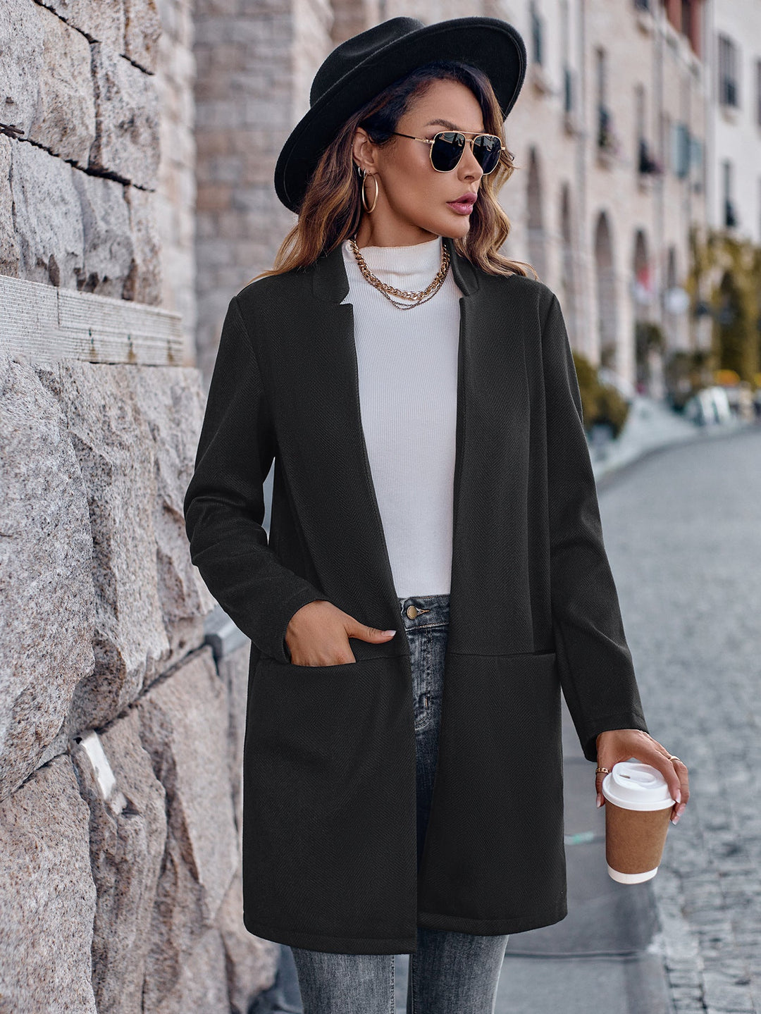 QANA -  City Sophisticate Longline Coat