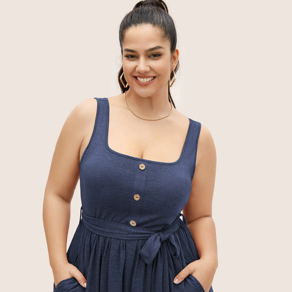 ZIN - Sleeveless Midi Dress