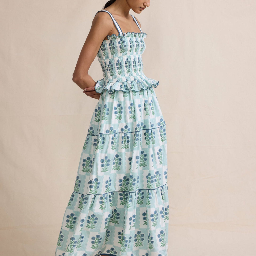 MAXIME - Floral Tiered Maxi Dress