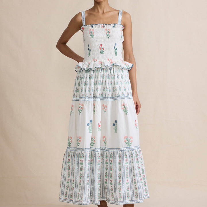 MAXIME - Floral Tiered Maxi Dress