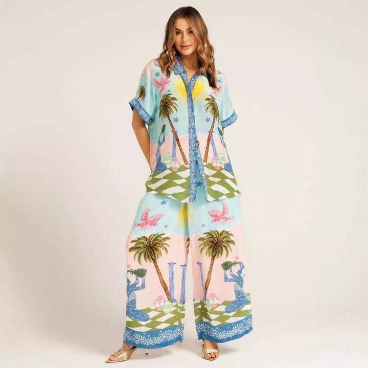 LUORA - Vibrant Tropical Print Set