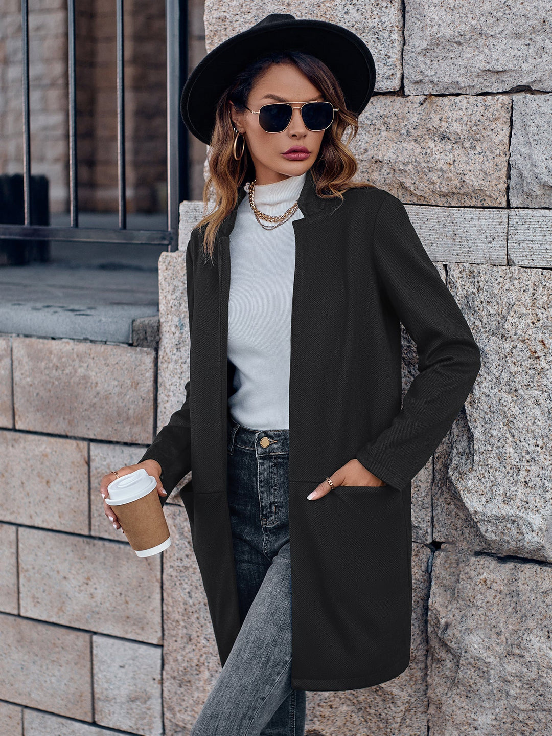 QANA -  City Sophisticate Longline Coat