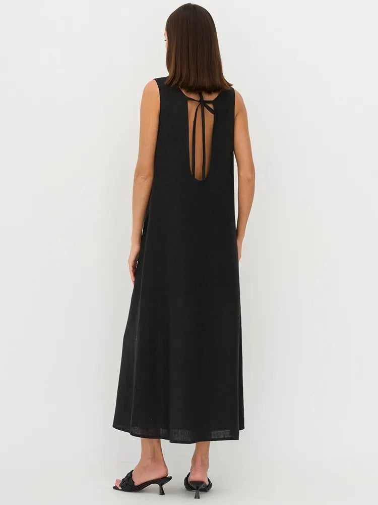 PARIS - French Style Long A-line dress