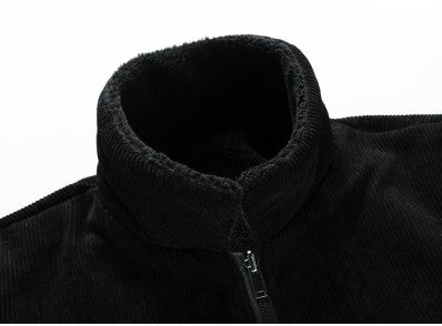 NELSON - Bomber Jacket With Wool Lining