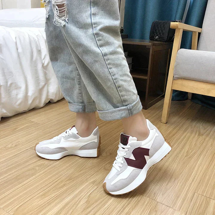 RUBBRG - Breathable Women’s Canvas & Mesh Sneakers