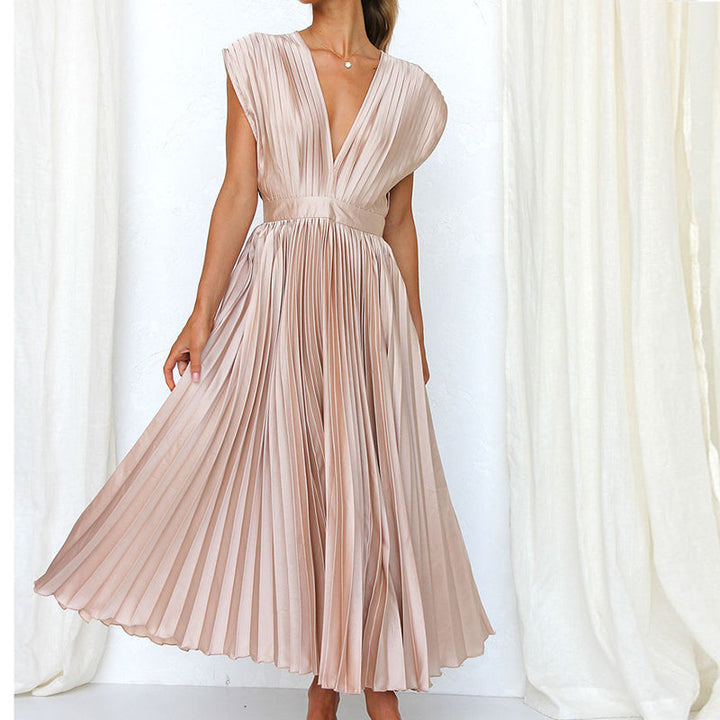 LAVENDER - Pleated Summer Dress