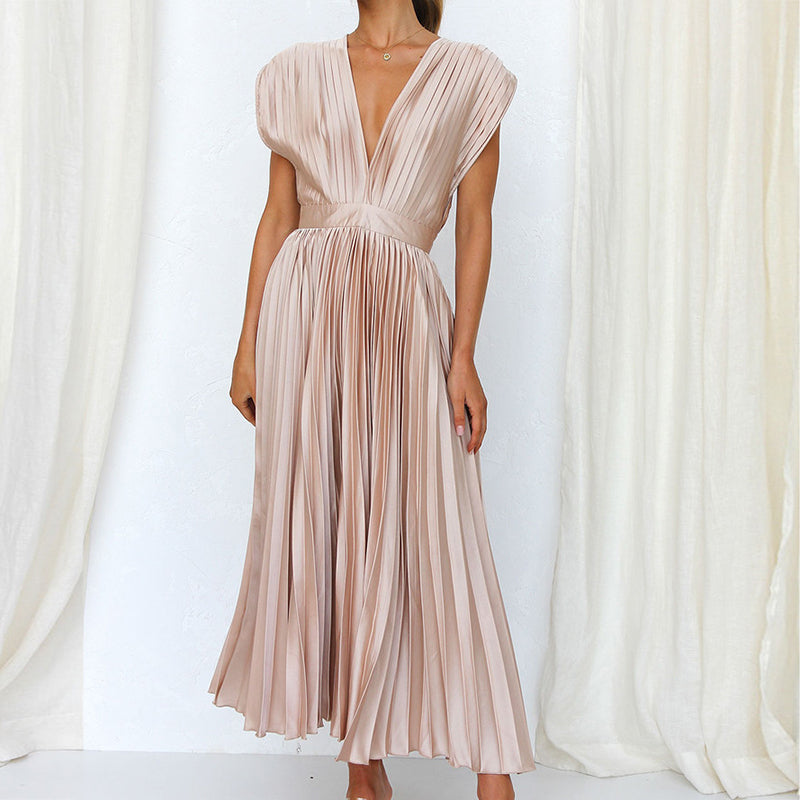 LAVENDER - Pleated Summer Dress