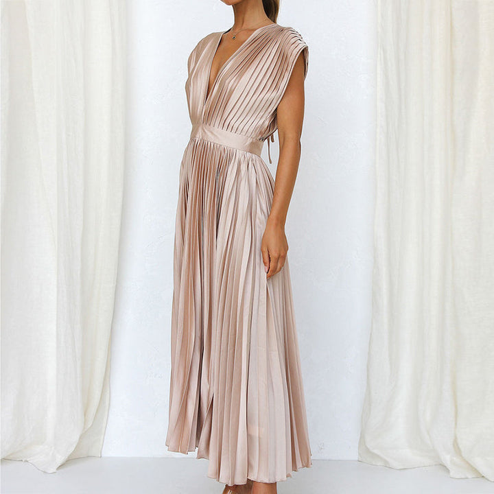 LAVENDER - Pleated Summer Dress