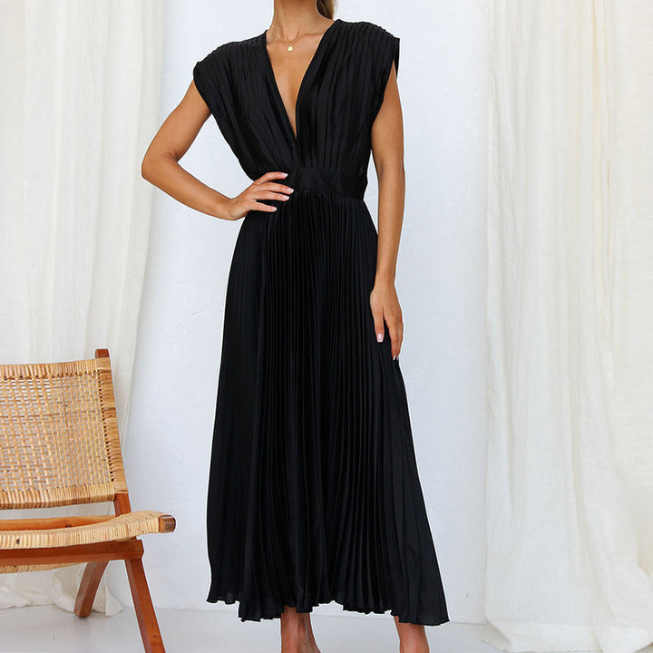 LAVENDER - Pleated Summer Dress