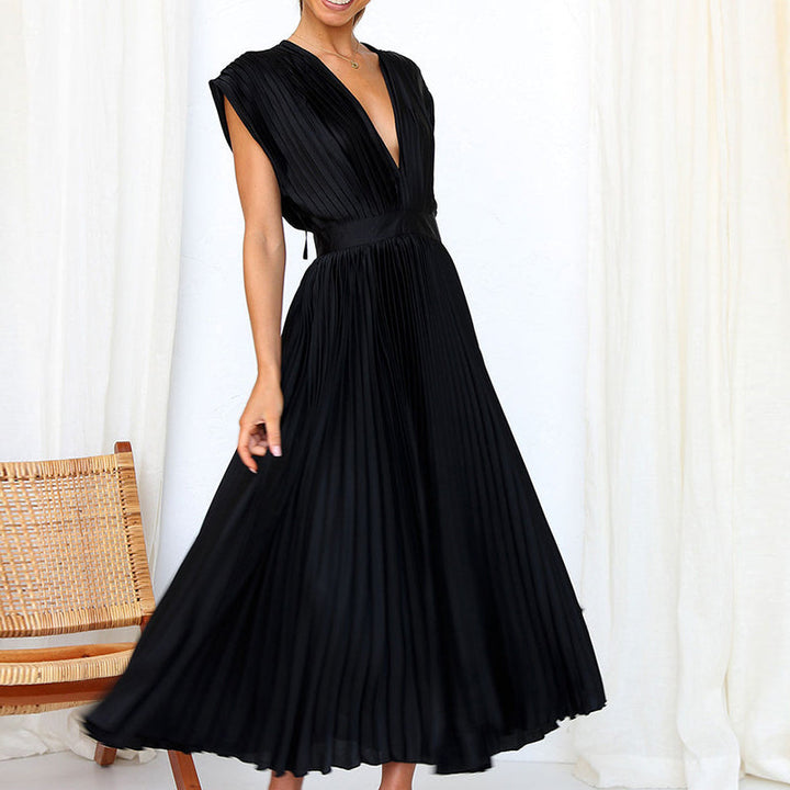 LAVENDER - Pleated Summer Dress