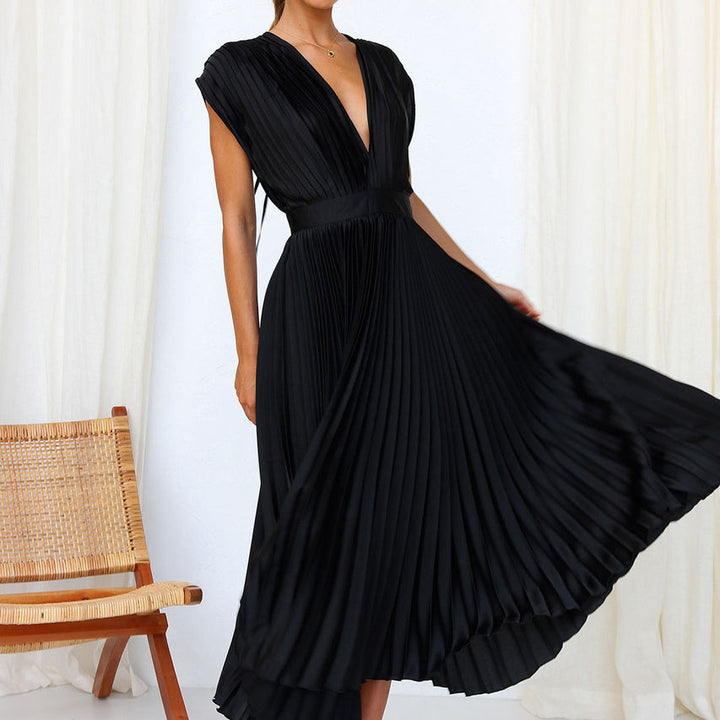 LAVENDER - Pleated Summer Dress